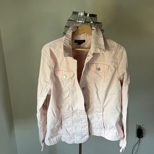 Charter Club Baby Pink Denim Jacket